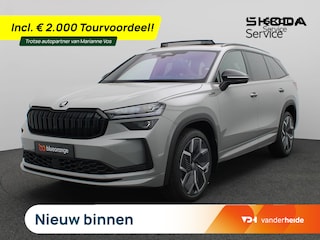 Skoda Kodiaq 1.5 TSI MHEV Sportline Business 7p 150PK DSG Panoramadak, Trekhaak, 20" LM Velgen, Matrix LED-verlichting, Achteruitrijcamera, Winterpakket, Keyless, Side Assist, Elektr. Achterklep