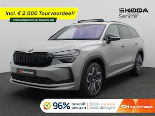 Skoda Kodiaq 1.5 TSI MHEV Sportline Business 7p 150PK DSG Panoramadak, Trekhaak, 20" LM Velgen, Matrix LED-verlichting, Achteruitrijcamera, Winterpakket, Keyless, Side Assist, Elektr. Achterklep