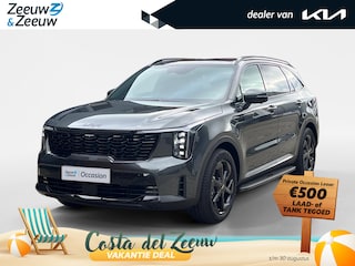 Kia Sorento 1.6 T-GDi Plug-in Hybrid 4WD ExecutiveLine 7p | Black Pack | Treeplanken | Direct leverbaar! | Massagefunctie | Glazen schuijf-/kanteldak | Stoelverwarming- en ventilatie | Bose geluidsinstallatie | Elektrisch verstelbare stoelen incl. geheugenfunctie | Dodehoek camera | 360 camera | Draadloos Apple/Android carplay