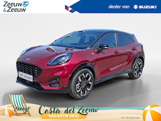Ford Puma 1.0 EcoBoost Hybrid Vivid Ruby Edition | Dealeronderhouden | Stoel- stuur en voorruitverwarming | Adaptieve cruise control | BLISS | Grote achterspoiler
