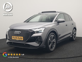 Audi Q4 50 quattro S Line 82 kWh 299pk Dealer O.H | Trekhaak Af Fabriek | Panodak | Adaptive Cruise | Camera | Lederen Sportstoelen Memory & Verwarmd | Matrix LED | BLIS | Keyless | Navigatie | Virtual | DAB | 20"L.M |