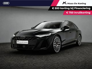 Audi A6 Avant S edition Comp 367 PK S-tronic e-hybrid quattro · MIDNIGHT GREEN · 360 Camera · Servosluiting · Panoramadak · Bang & Olfusen · Elek. Stuurkolom · Bijrijder Scherm · Stoelverwarming V + A · 21'' Inch · Garantie t/m 03-03-2028