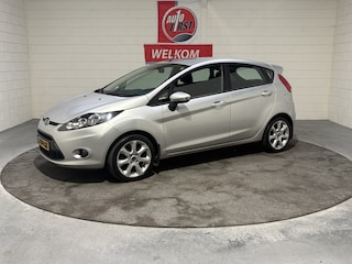 Ford Fiesta 1.25 Titanium, Lage km stand, 100% onderhouden, Airco, Blue tooth, Isofix, Lichtmetaal, Prijs incl nieuwe apk, beurt en 3 mnd garantie
