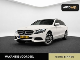 Mercedes-Benz C-klasse Estate 350 e Lease Edition|LEDER|BURMESTER|GROOT NAVI|NL AUTO|DEALER ONDERHOUDEN