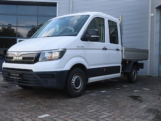 MAN TGE 2.0 TDI 140pk 6-Bak CH/2C DC L1 Open laadbak / Pick-up / Dubbel cabine 7P [ FRONT AXLE+7P+ELEK.PAKKET ]