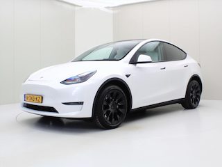 Tesla Model Y Long Range AWD 75kWh 351pk 92,2% SoH [ WIT LEDER+TREKHAAK+AUTOPILOT+20 INCH+PREMIUM AUDIO ]