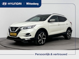 Nissan Qashqai 1.2 Tekna + | Trekhaak | Pano | 19'' LMV | 360° camera | Clima | Cruise | Navi | Radio |