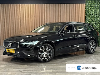 Volvo V60 B3 Essential Edition | All Season Banden | Cruise Control | Google Infotainment | Parkeersensoren achter | Climate Control L+R | Regensensor | 17 Inch | DAB Radio | Apple Carplay/Android Auto | Draadloos telefoon opladen | Volvo On Call met mobiele App functie | Onyx Black Metallic |