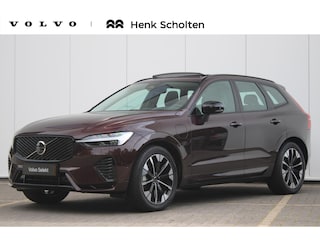 Volvo XC60 T6 Plug-in hybrid AWD Ultra Dark Luchtvering | Head-up Display | Visual Park Assist incl. 360° Camera | Panoramisch Schuif-/Kanteldak | Harman/Kardon | Semi-elektrische Trekhaak | Keyless | BLIS | Elektrische Achterklep Met Sensorsturing | Adaptieve Cruise Control | Pilot Assist | Elektrisch Verstelbare Stoelen Met Geheugen | Stoelverwarming Voor- en Achter | Stuurverwarming | Lederen Dashboard