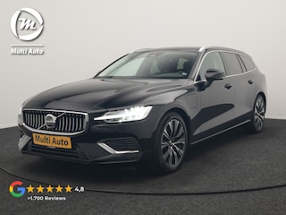 Volvo V60 T6 PHEV AWD Plus Bright 350pk Dealer O.H | Trekhaak Af Fabriek | Adaptive Cruise | Camera | Lederen Sportstoelen Memory & Verwarmd | Apple Carplay | Keyless | Google Assistant & Maps | Stuurverwarming | Pilot Assist | Virtual | Navigatie | DAB | 18"L.M | Plug In Hybrid |
