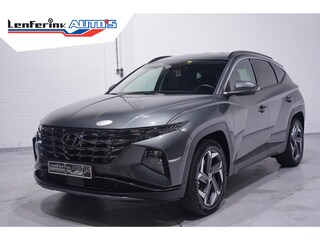 Hyundai Tucson 1.6 T-GDI HEV Premium 1e eign. NAP Navigatie DAB ACC ECC Bleutooth stoel/stuur verwarming/ventilatie in voorstoelen Apple-carplay 360 camera lederen bekleding lane-assist electr.achterklep 19"-lmv PDCv+a