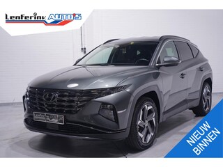 Hyundai Tucson 1.6 T-GDI HEV Premium 1e eign. NAP Navigatie DAB ACC ECC Bleutooth stoel/stuur verwarming/ventilatie in voorstoelen Apple-carplay 360 camera lederen bekleding lane-assist electr.achterklep 19"-lmv PDCv+a