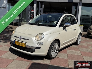Fiat 500 1.2 Lounge met leer en opendak