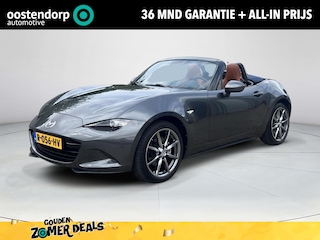 Mazda MX-5 2.0 SkyActiv-G 184 Luxury | Cruise Control | Apple Carplay / Android Auto | Navigatie Systeem |  BOSE Premium Audio | Stoel Verwarming | Sportuitlaat | LED-Verlichting | 17 Inch Velgen |