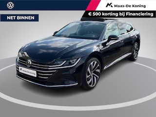 Volkswagen Arteon 1.4TSIe Hybrid 160KW/218PK DSG R-Line Panoramadak · Leer · 360°Camera + Parkeersensoren · Stoelverwarming · Dodehoeksensor · Elektrische stoelverstelling ·
