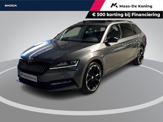 Skoda Superb 1.4TSI 160KW/218PK Sportline DSG · Panoramadak · Trekhaak · Camera + Parkeersensoren · Stoelverwarming voor & achter ·