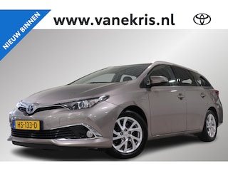 Toyota Auris Touring Sports 1.8 Hybrid Executive, Stoelverwarming, Halfleder, NAVI, Dealer onderhouden!