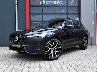 Volvo XC60 2.0 T6 R-Design AWD 398PK Long Range | Pano | Orrefors | 360 | Harmon Kardon | Keyless | ACC | Stoelverwarming voor+achter | Memory | Leder | Carplay | Trekhaak | Stuurwielverwarming | Digital Dash | Full Black | 21'' | Ambient | Led