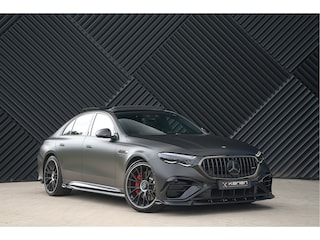 Mercedes-Benz E-klasse AMG 53 4MATIC+ Night Distronic+ IHC+ MBUX Achterasbes. Hyperscreen Pano HUD Massage 360 Softclose Trekhaak