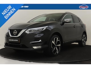 Nissan Qashqai 1.6 TEKNA + -PANO.DAK|BOSE|360°CAM|MEMORY|KEYLESS|LEDER|DODEHOEK|STOELVERW.|TREKHAAK|19"