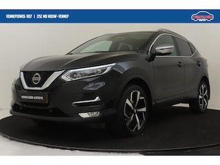 Nissan Qashqai 1.6 TEKNA + -PANO.DAK|BOSE|360°CAM|MEMORY|KEYLESS|LEDER|DODEHOEK|STOELVERW.|TREKHAAK|19"