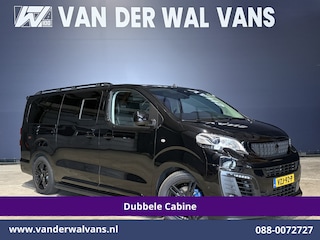 Peugeot Expert 2.0 BlueHDI 177pk Automaat L3H1 Dubbele Cabine Sport Euro6 Airco | 5-Zits | Camera | Navigatie | Apple Carplay | Xenon Cruisecontrol, Android Auto, LM Velgen, Achterklep, Dakrails, Sidebars, Spoiler, Elektrische Stoelbediening, Bumperkit, leder, Parkeersensoren