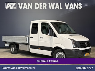 Volkswagen Crafter 35 2.0 TDI 141pk Dubbele Cabine Open Laadbak | Airco 3500kg trekhaak 6-Zits