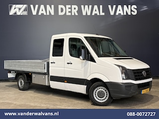 Volkswagen Crafter 35 2.0 TDI 141pk Dubbele Cabine Open Laadbak | Airco 3500kg trekhaak 6-Zits