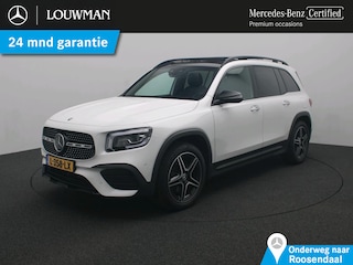 Mercedes-Benz GLB 200 Business Solution AMG Premium Plus | Trekhaak | AMG Line | Night Pakket | Distronic | Panorama Schuifkanteldak | Parkeerpakket met achteruitrijcamera. Inclusief 24 maanden Mercedes-Benz Certified garantie voor Europa.