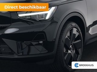 Volvo EC40 Single Motor Ext. Range Black Edition Ultra Europa 82 kWh | Achterbank verwarmd | Apple Carplay/Android Auto|telefoonintegratie premium | Comfortstoel(en)