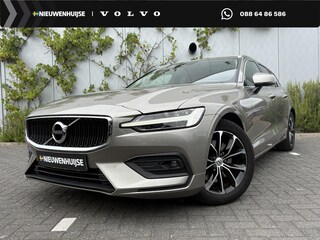 Volvo V60 2.0 B3 Business Pro | Trekhaak | Panoramadak | Achteruitrijcamera | Parkeersensoren | Lederen Bekleding | Stoelverwarming | Keyless Entry | Elektrische Achterklep | Elektrisch Verstelbare Voorstoelen | Navigatie | Apple Carplay | Android Auto
