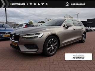 Volvo V60 2.0 B3 Business Pro | Trekhaak | Panoramadak | Achteruitrijcamera | Parkeersensoren | Lederen Bekleding | Stoelverwarming | Keyless Entry | Elektrische Achterklep | Elektrisch Verstelbare Voorstoelen | Navigatie | Apple Carplay | Android Auto