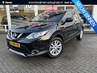 Nissan Qashqai 1.2 Tekna Automaat, 101906km NAP, Leder, stoelverwarming, 360 camera, Full option