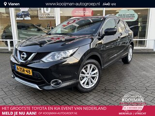 Nissan Qashqai 1.2 Tekna Automaat, 101906km NAP, Leder, stoelverwarming, 360 camera, Full option