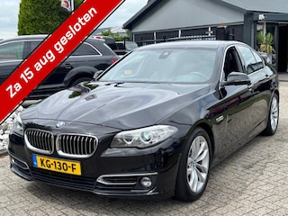 BMW 520I Luxury Edition 2016 Sedan Automaat Zwart Facelift