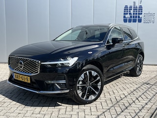 Volvo XC60 2.0 T8 455 pk AWD Ultra Bright Facelift model 2026 ! Trekhaak Bowers Wilkins Comfortstoelen Nappa leer + Massage + Ventilatie 360 Camera Panoramadak 20 Inch Velgen Pilot Assist ACC BLIS Apple Carplay Android Auto Full Led Ram Vol Opties en in Nieuwstaat ! Long Range 1e Eigenaar BTW Auto