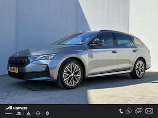 Skoda Octavia Combi 1.5 TSI MHEV Sportline / Fabrieksgarantie t/m 12-2026 / Adaptieve Cruise Control / Navigatie / Apple Carplay/Android Auto / Achteruitrijcamera / Stoelverwarming / Sportstoelen / Elektrische achterklep /