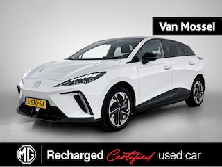 MG 4 Long Range Luxury 64 kWh | 1e-EIG. | SoH 93.50% | WLTP 435 KM | Navi | 360° CAM | 17"LMV | ACC | ECC | Stoel + Stuur verwarming | Warmtepomp | DAB |