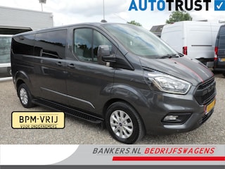Ford Transit Custom 2.0 TDCI 170PK L2H1 Dubbel cabine Airco Automaat 2 x Schuifdeur Limited
