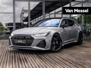 Audi A6 Avant 4.0 TFSI quattro | RS DYNAMIC PLUS | KERAMISCH | VIERWIEL BESTURING | B&O | STOELVENTILATIE | MATRIX | HEAD-UP DISPLAY | 22 INCH MATZWART | NARDOGRIJS | SOFTCLOSE | RS DESIGN RODE STIKSELS | BTW AUTO |