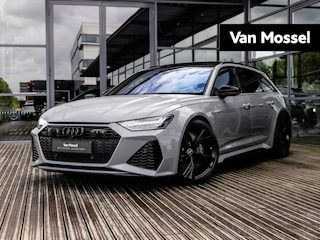 Audi A6 Avant 4.0 TFSI quattro | RS DYNAMIC PLUS | KERAMISCH | VIERWIEL BESTURING | B&O | STOELVENTILATIE | MATRIX | HEAD-UP DISPLAY | 22 INCH MATZWART | NARDOGRIJS | SOFTCLOSE | RS DESIGN RODE STIKSELS | BTW AUTO |