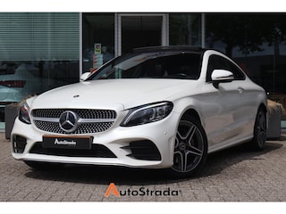 Mercedes-Benz Coupe C 180 AMG-Line 156pk | Stoelverwarming | Pano | Multibeam | Keyless | 360 Camera