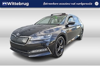 Skoda Superb Combi 1.4 TSI 218pk iV DSG Style / Panorama dak / Beige Leder / App. Connect / Achteruitrijcamera / 17'' LMV