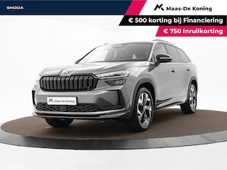 Skoda Kodiaq 1.5 TSI 204pk DSG PHEV Sportline Business · Wegklapbare Trekhaak · Camera · Elek. Bestuurdersstoel · Apple/Android Car Play · 19'' Inch · Garantie t/m 11-01-2030 of 100.000km