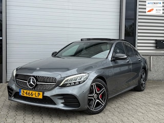 Mercedes-Benz C-klasse 180 Amg Night Leder Pano Elektrische stoelen