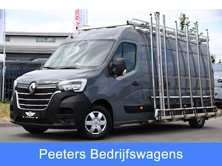 Renault Master T35 2.3 dCi 150 L3H2 Edition Glasresteel! Camera, Cruise, LED, Automaat, 150pk, multimedia, Leder, Trekhaak, Sensoren, Uniek! Glaswagen, Imperiaal, Glas resteel, Glas, Bouw