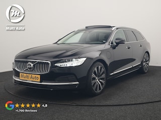 Volvo V90 2.0 T6 AWD Inscription PHEV 350pk Dealer O.H | Panodak | Adaptive Cruise | Camera | Harman / Kardon | Lederen Sportstoelen Memory & Verwarmd | Apple Carplay | BLIS | Keyless | Pilot Assist | Google Assistant & Maps | Virtual | Navigatie | DAB | 19"L.M | Plug In Hybrid |