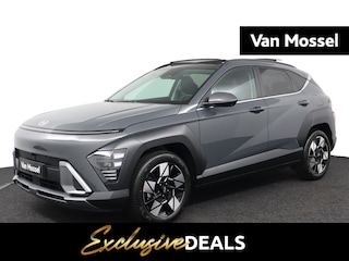 Hyundai Kona 1.6 GDI HEV Premium Sky | Lederen Bekleding | Apple Carplay/Android Auto | Voor- en Achter stoelen Verwarmd | Blind-spot Collission Assist |  Schuif- / Kanteldak |