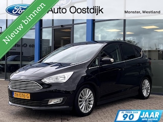 Ford C-MAX 1.0 Titanium 125PK Camera Voorruitverwarming Carplay Cruise Control Climate Navi Parkeersensoren *Dealer Onderhouden*