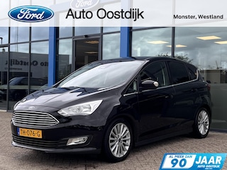 Ford C-MAX 1.0 Titanium 125PK Camera Voorruitverwarming Carplay Cruise Control Climate Navi Parkeersensoren *Dealer Onderhouden*